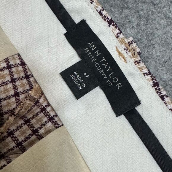 Ann Taylor Petite Sophia Straight Pant - Curvy Fit 6P - Picture 5 of 8